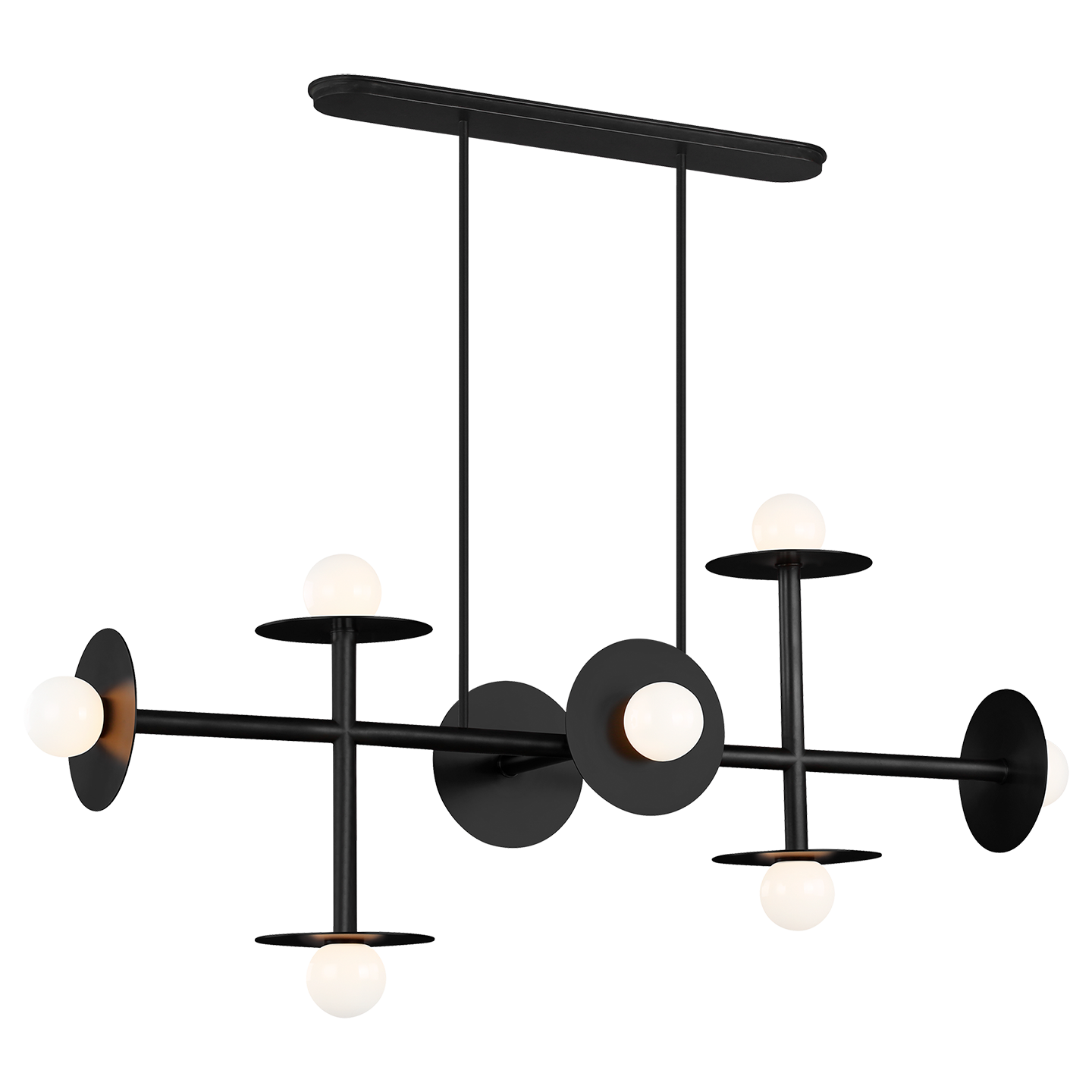 Nodes Large Linear Chandelier