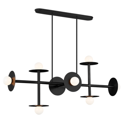 Nodes Large Linear Chandelier
