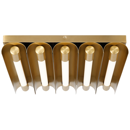 Carson Five Light Flush Mount