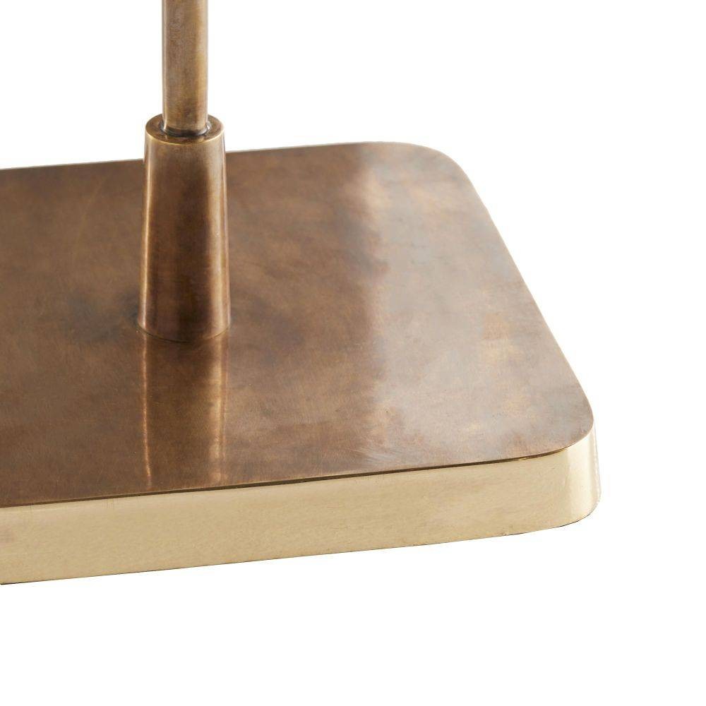 Kaela Accent Table in Vintage Brass