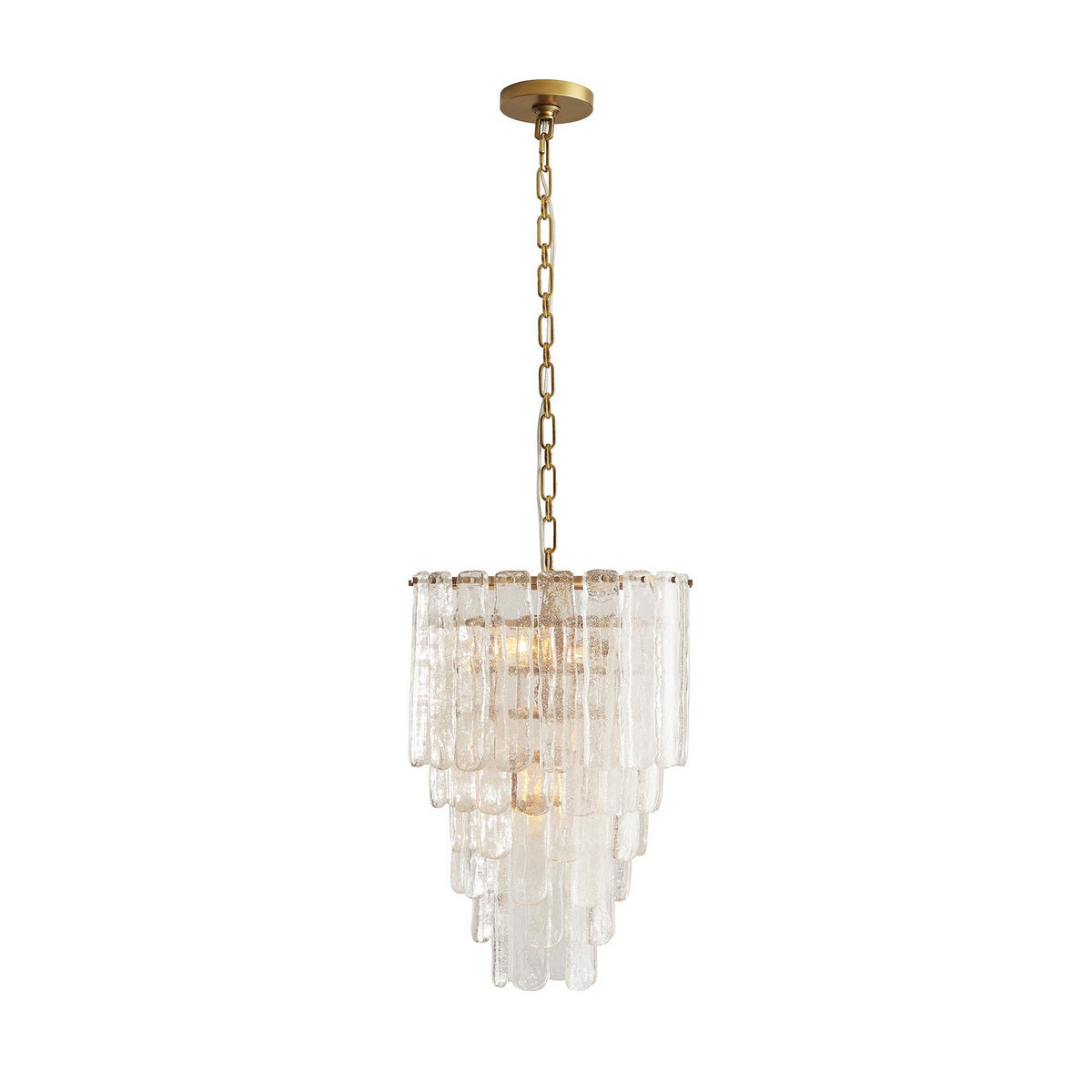 Larie Three Light Chandelier in Clear