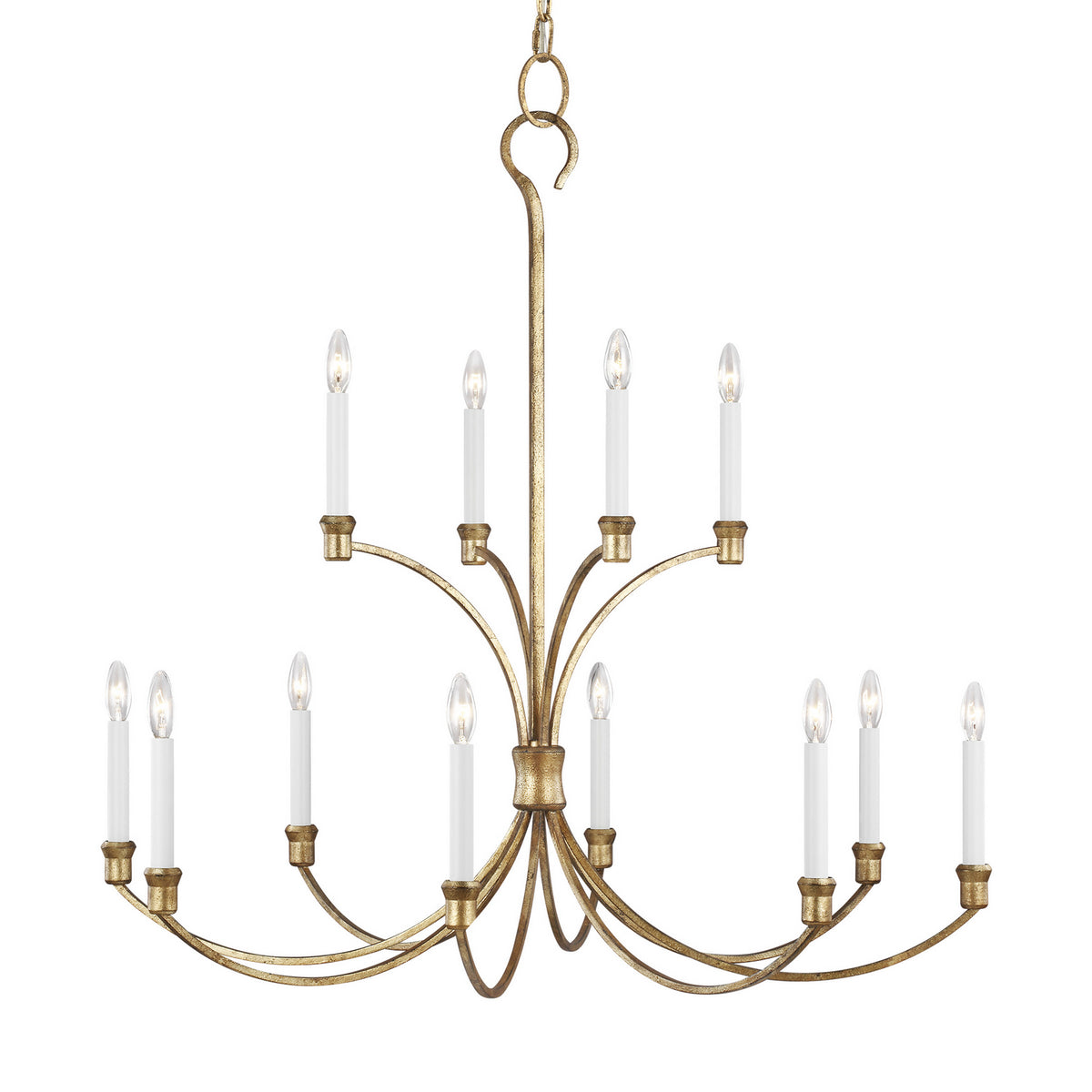 Westerly 12 Light Chandelier in Antique Gild