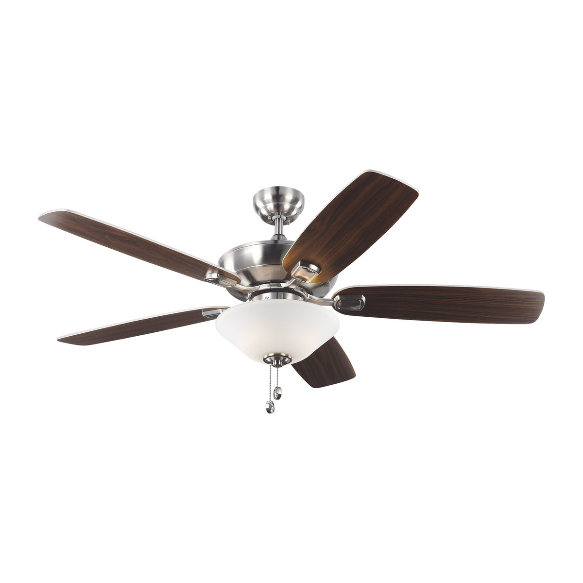 Colony 52" Ceiling Fan in Brushed Steel