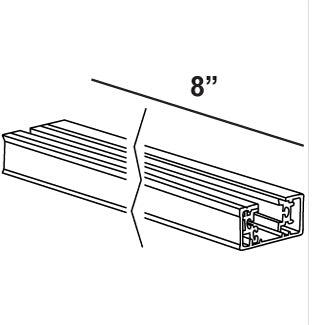 TRACK, 8FT, BLACK