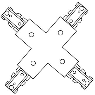 X CONNECTOR, BLACK