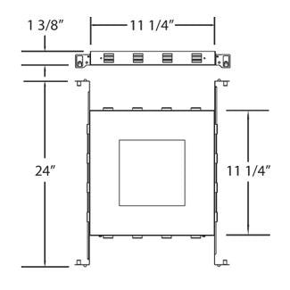 NC PLATE AND IC BOX NCP, TE131/LED