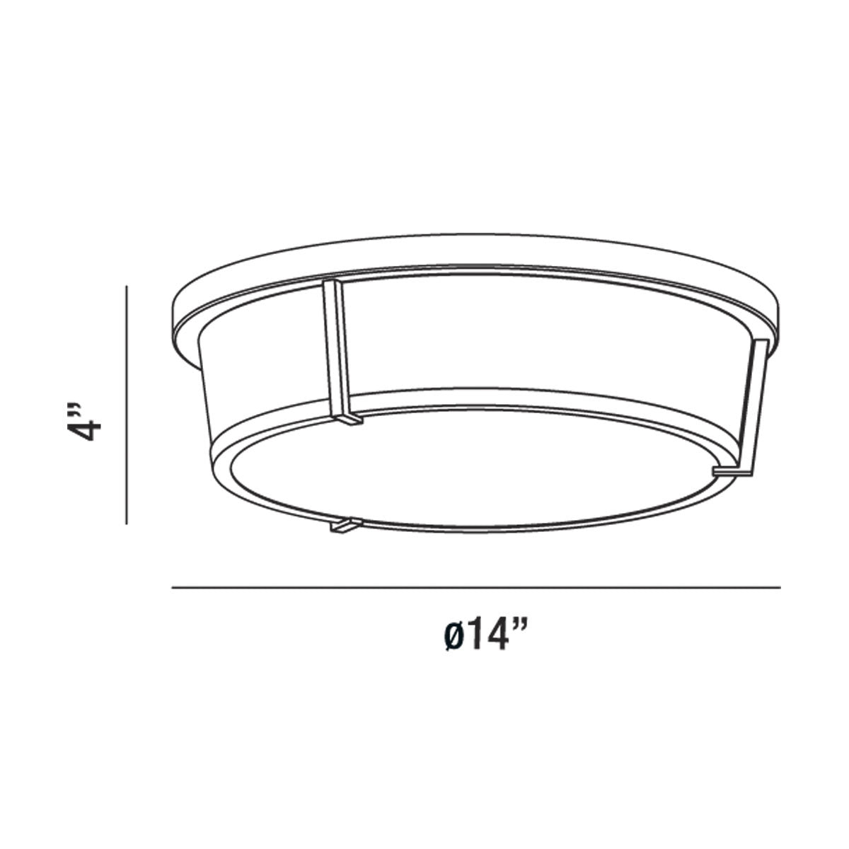 Java, plafonnier LED, 18W, SN en nickel satiné