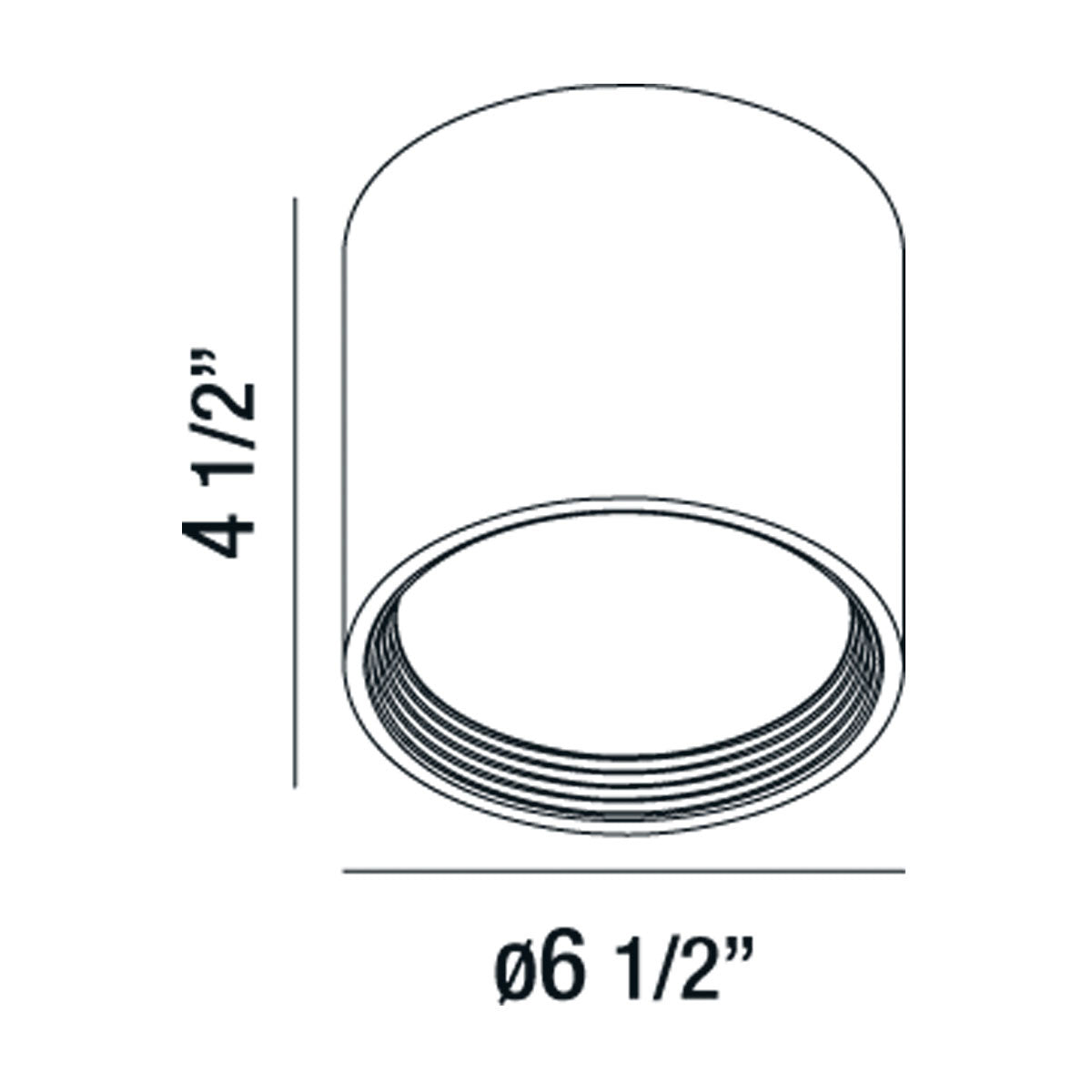 Benton LED Flushmount in White