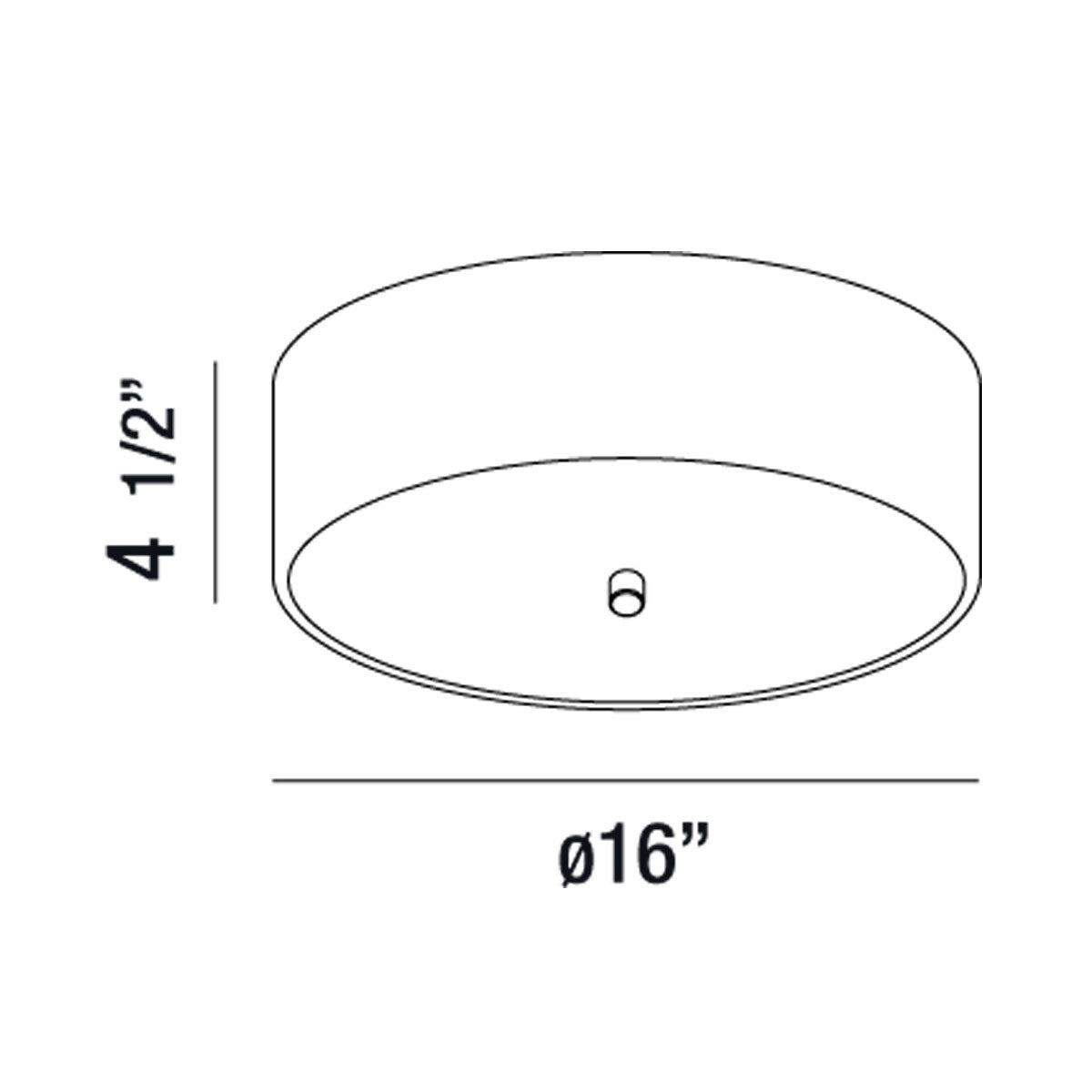 ELEMENT ,3LT LED FLUSHMOUNT,BN in Brushed Nickel
