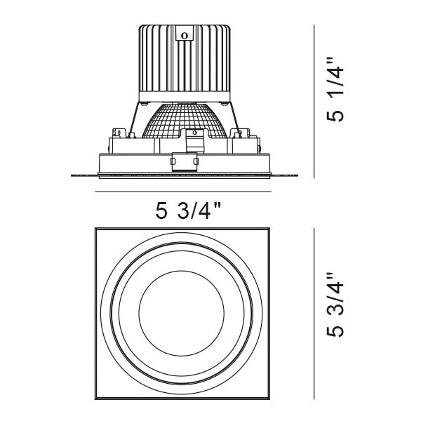 Amigo LED Recessed Fixture