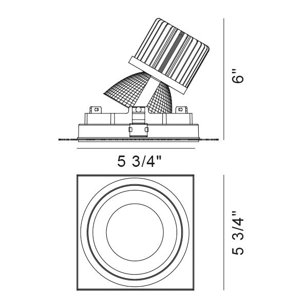 Amigo LED Recessed Fixture