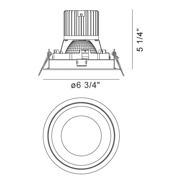 Amigo LED Recessed Fixture