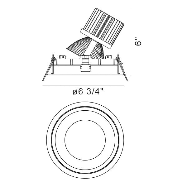 Amigo LED Recessed Fixture