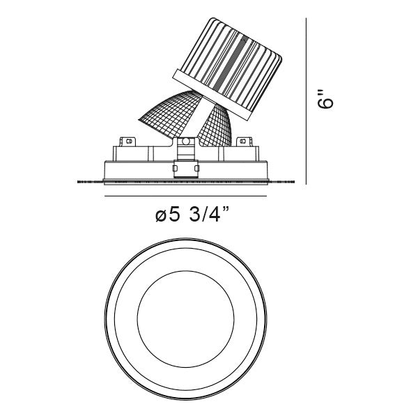 Amigo LED Recessed Fixture