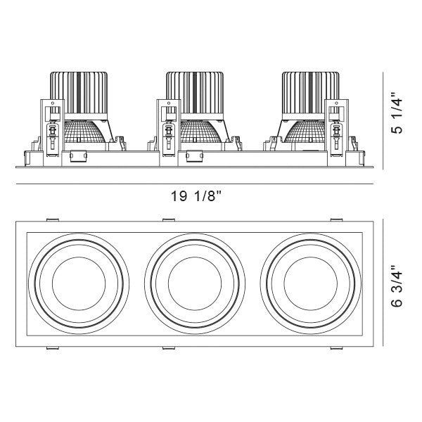 Amigo LED Recessed Fixture