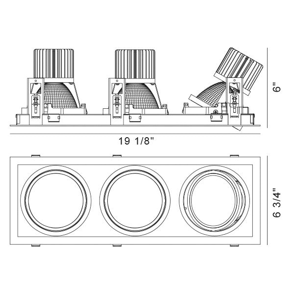 Amigo LED Recessed Fixture