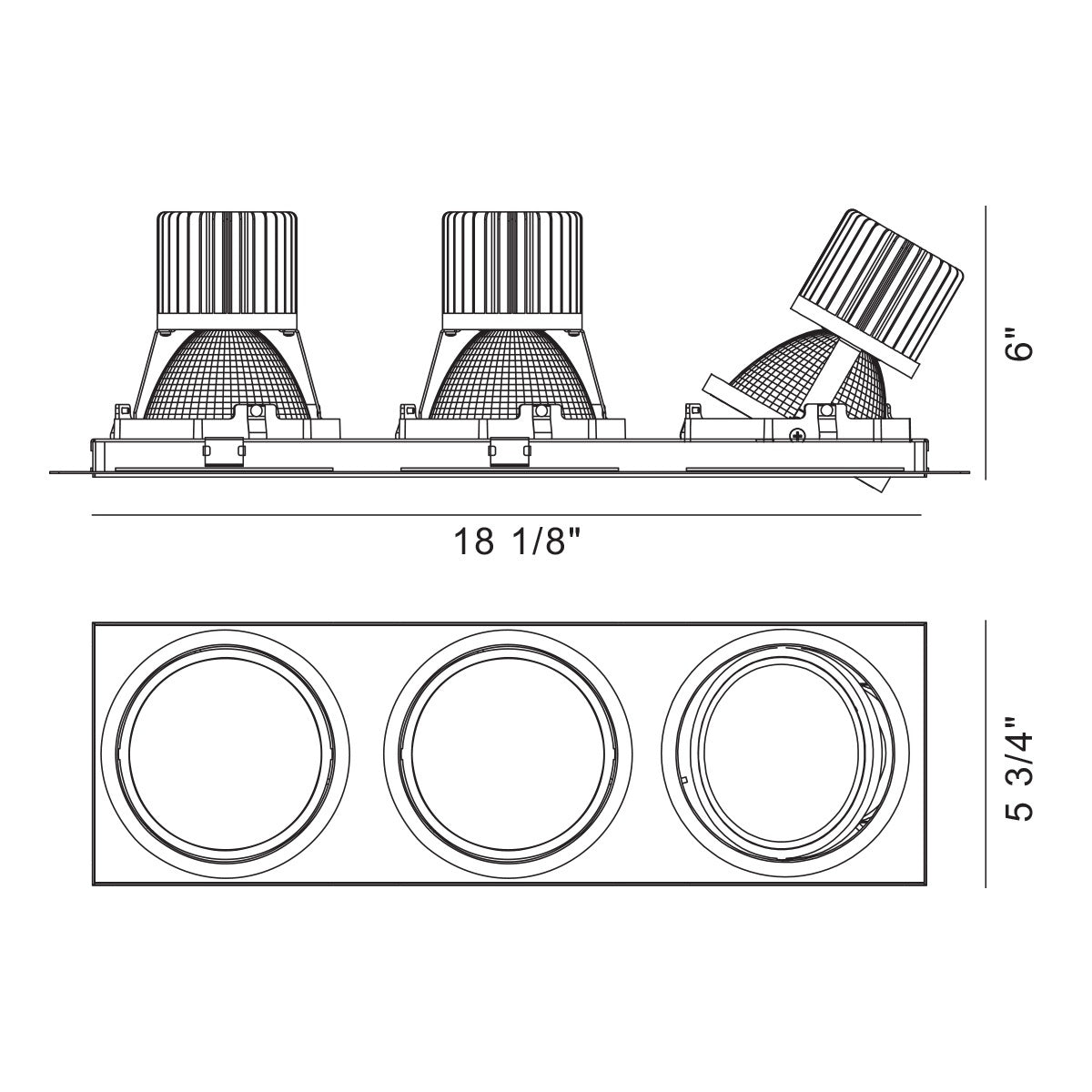 Amigo LED Recessed Fixture