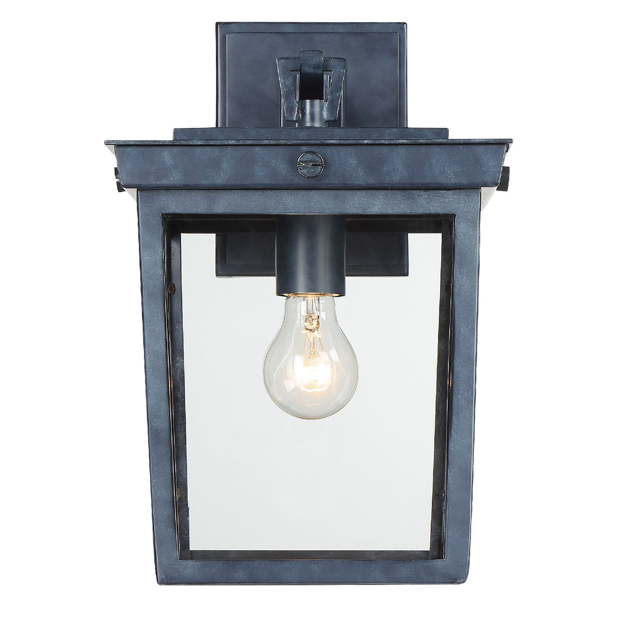Belmont One Light Outdoor Wall Sconce in Graphite