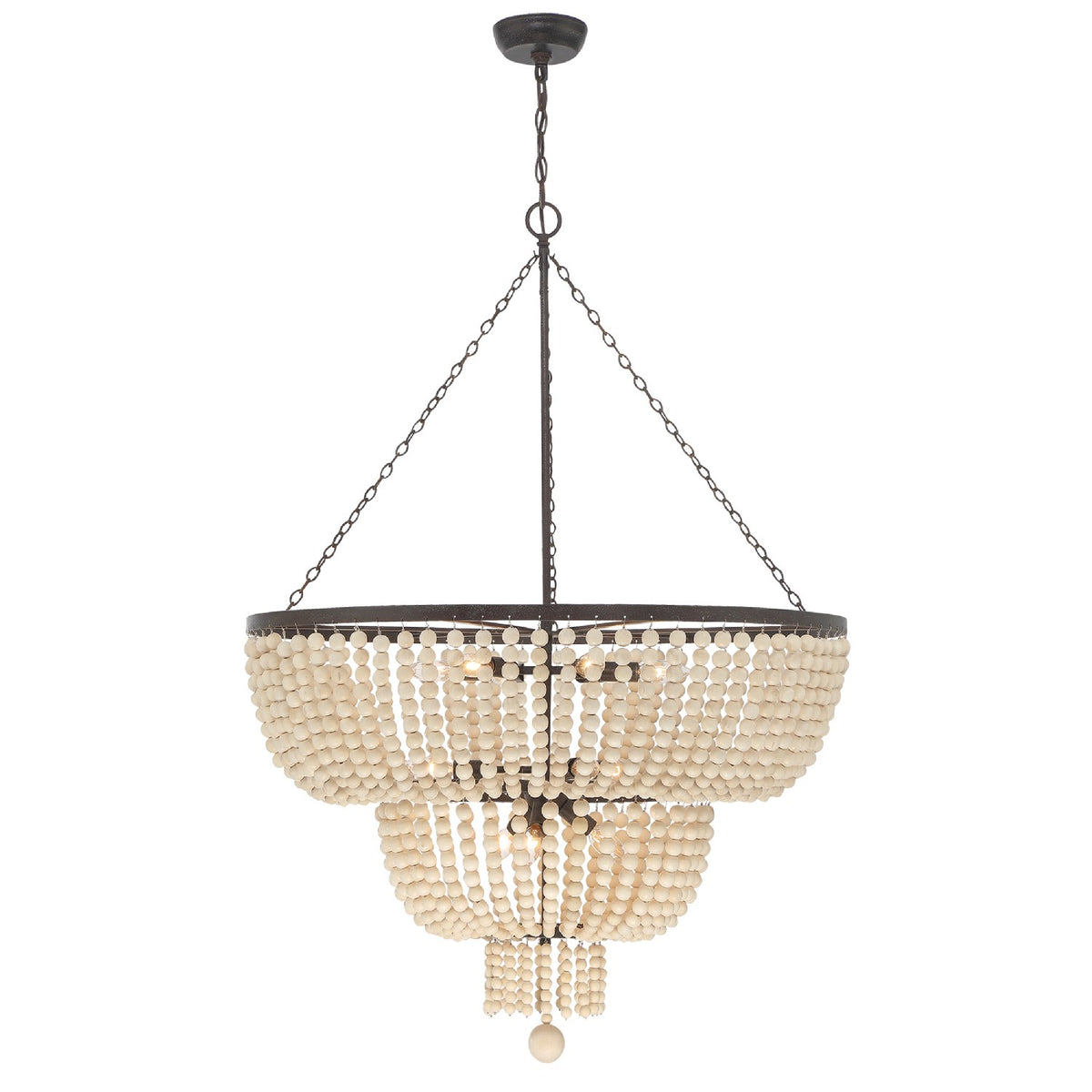 Rylee 12 Light Chandelier in Forged Bronze