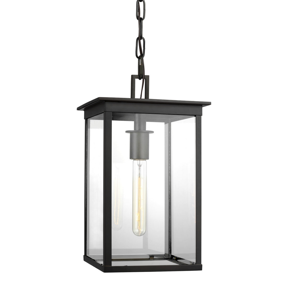 Suspension extérieure Freeport à une lumière en cuivre Heritage