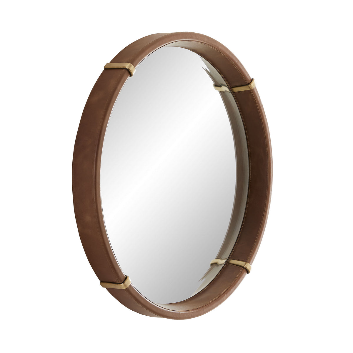 Edmund Mirror in Brown