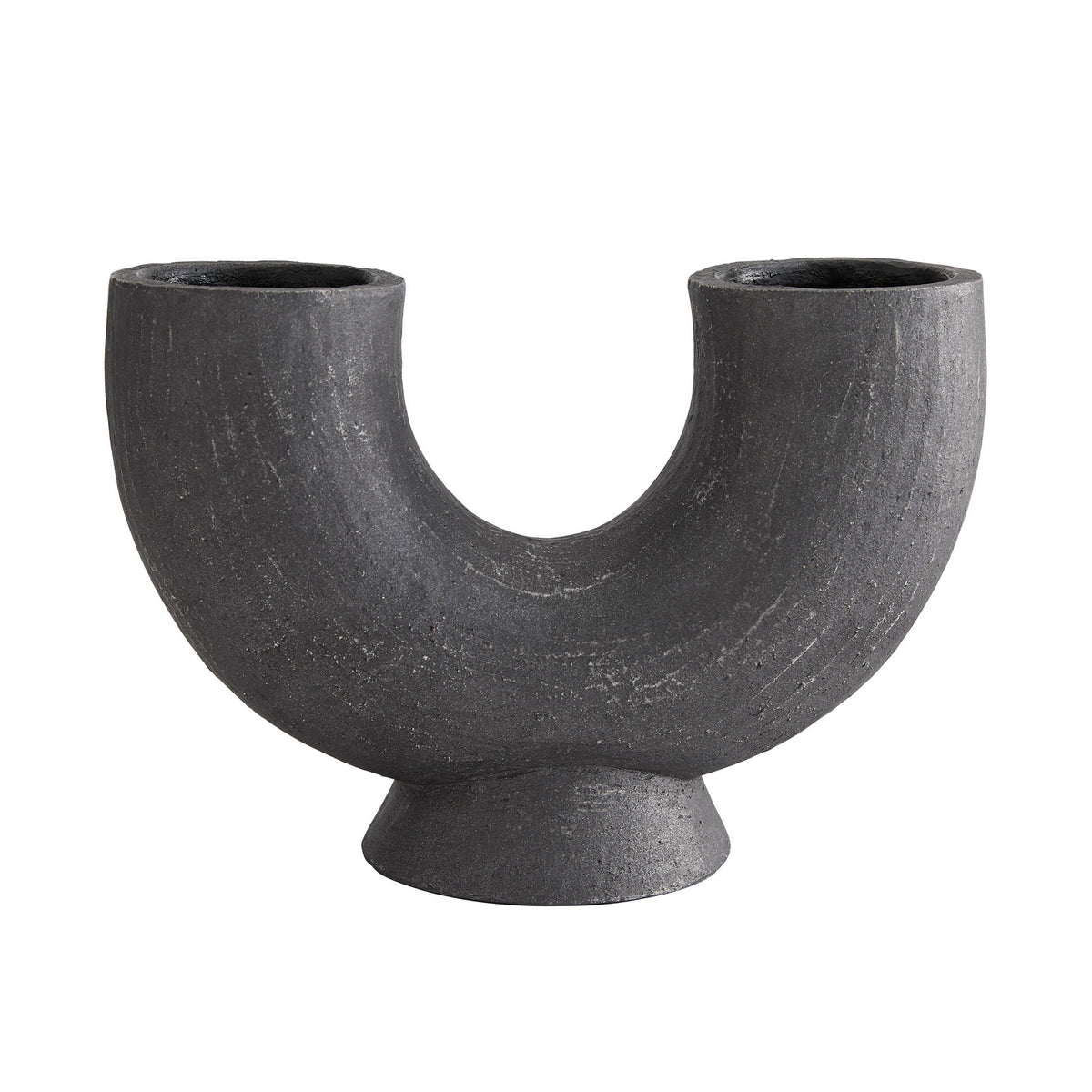 Damien Sculpture in Matte Charcoal