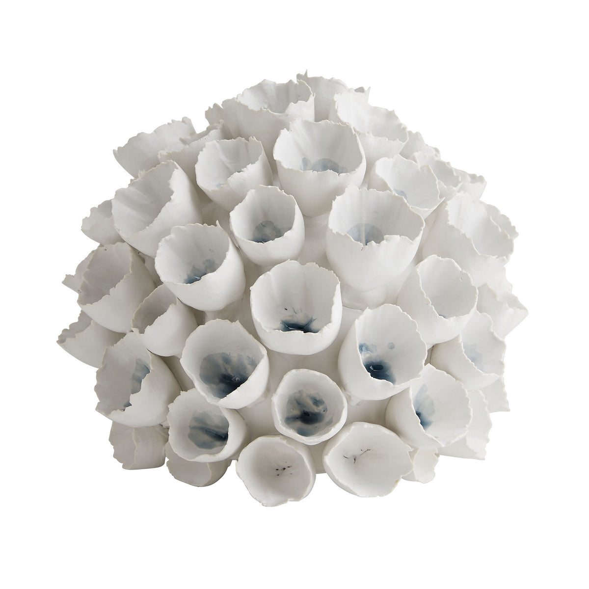 Vase Dakota, lot de 2 en blanc