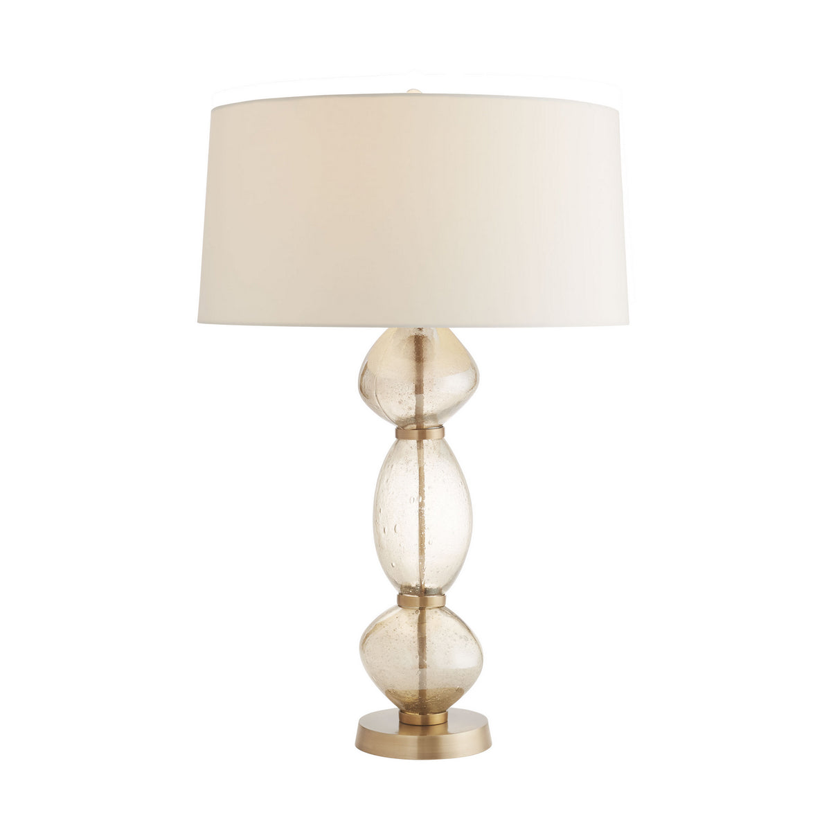 Dreena One Light Table Lamp in Smoke Luster