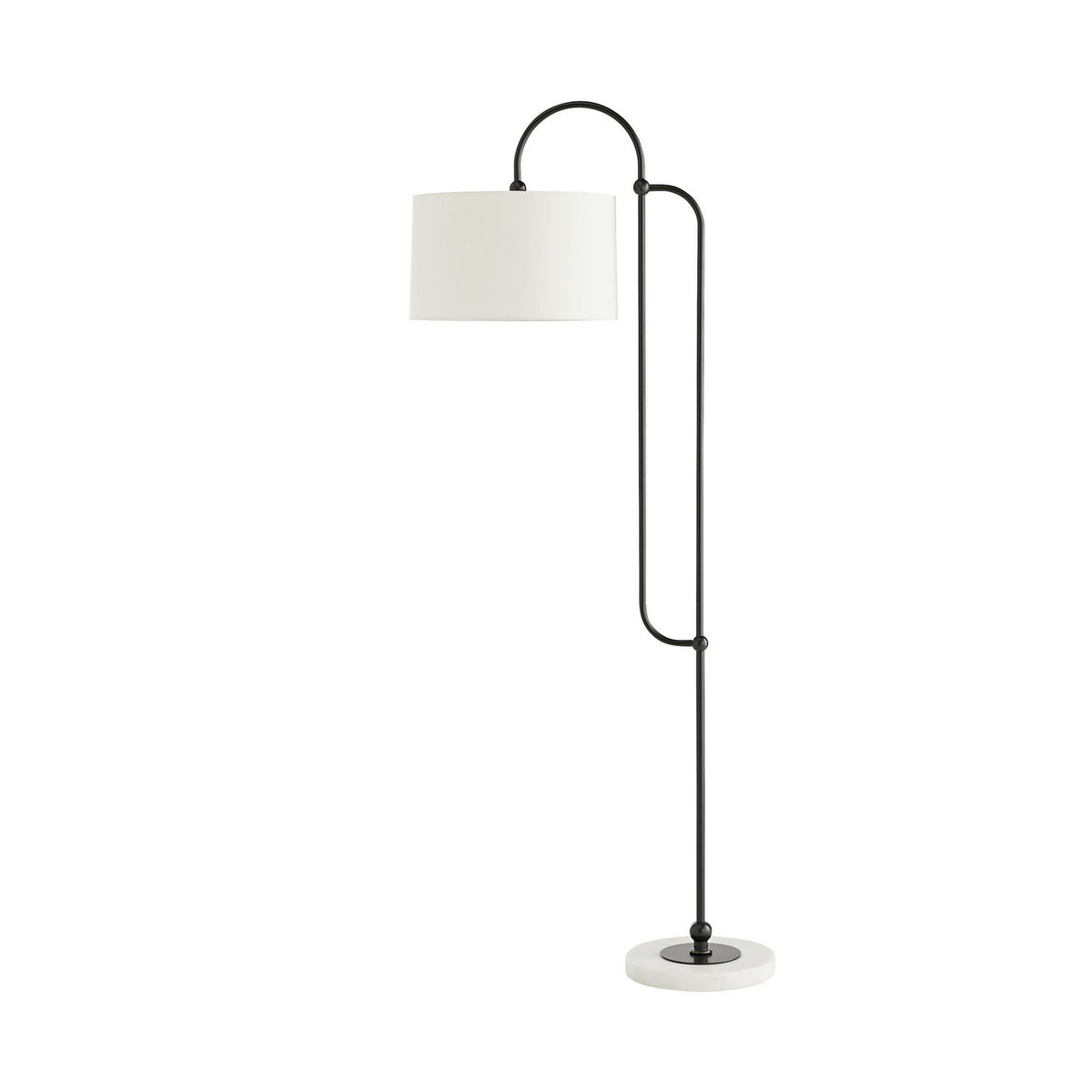 Dorchester One Light Floor Lamp in Bronze