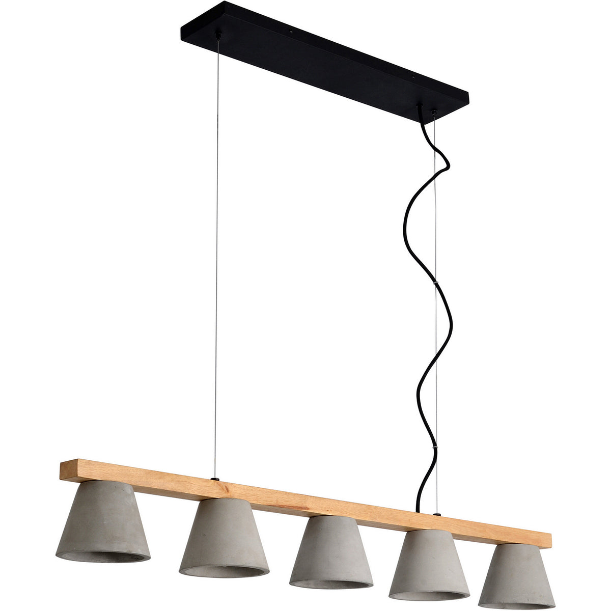 Zain Ceiling Fixture in Brown