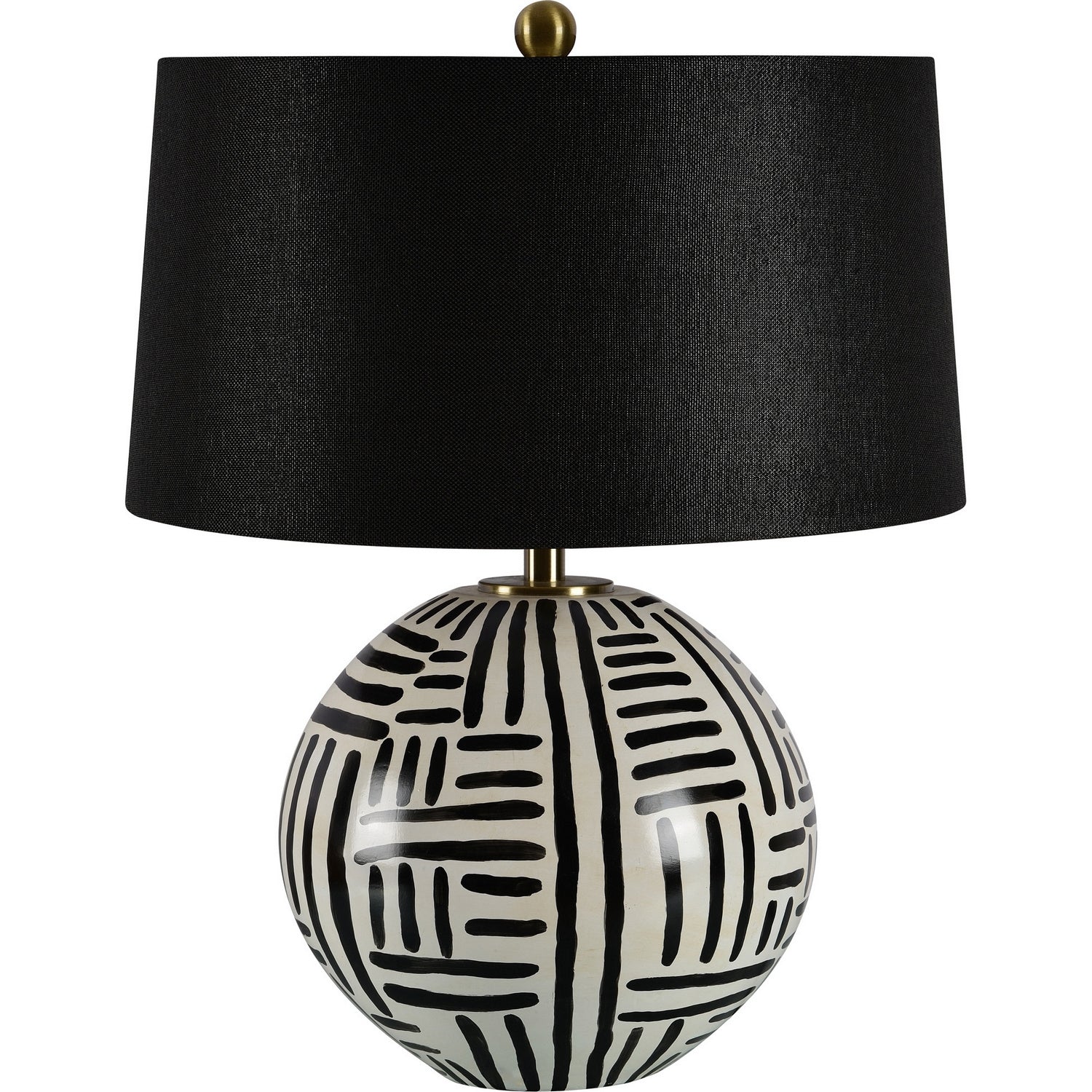 Lampe à poser Milka en laiton antique