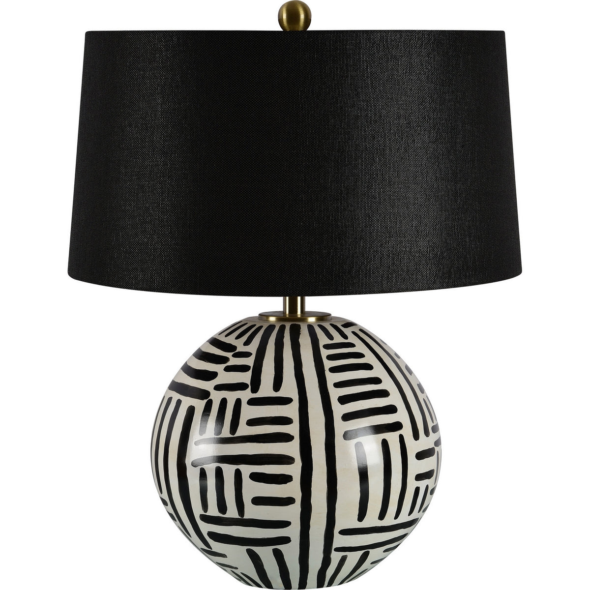 Milka Table Lamp in Antique Brass