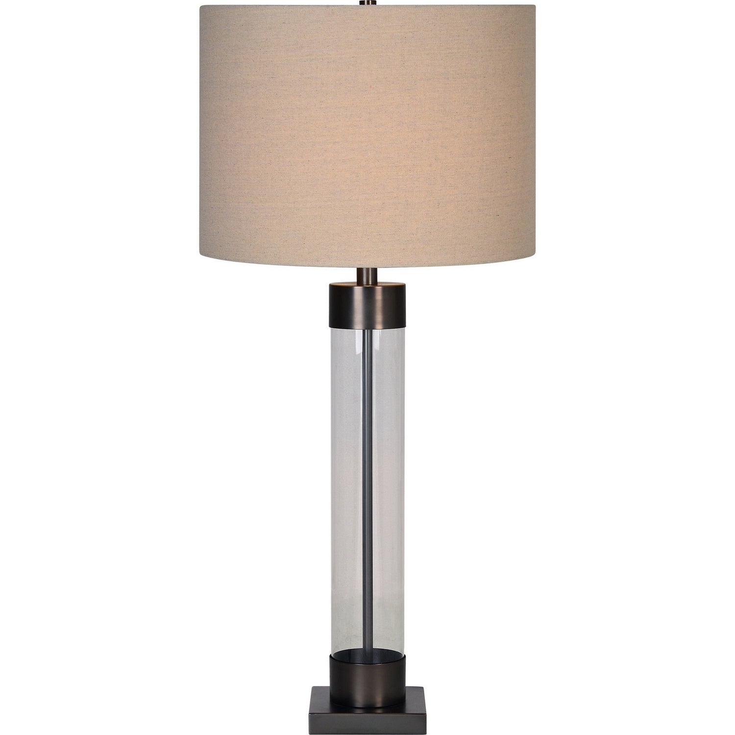 Lampe de table Meredith transparente