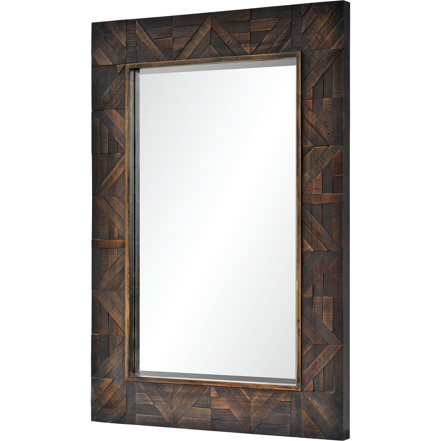 Madden Mirror in Dark Brown