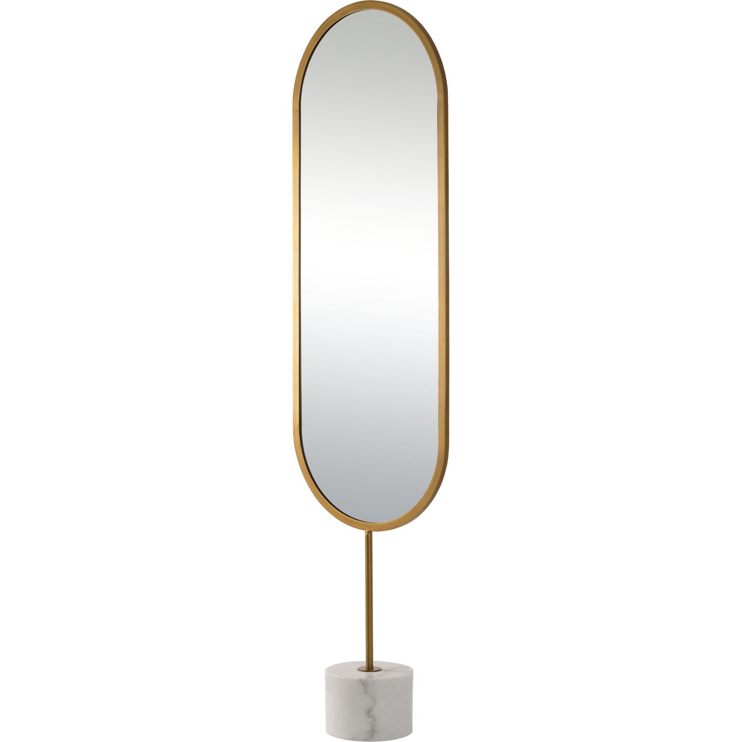 Taio Mirror in Antique Brass
