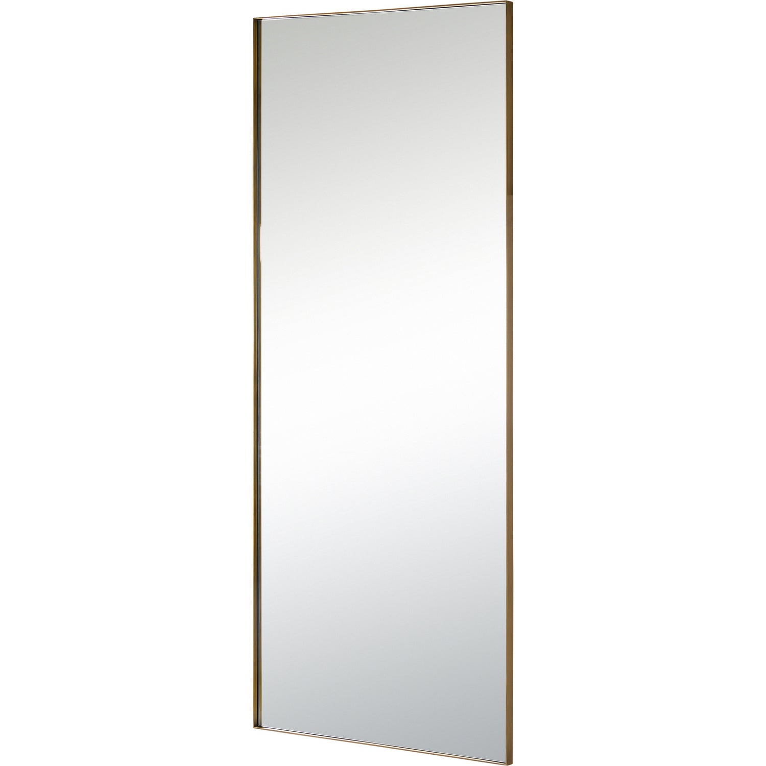 Northern Mirror in Antique Brass