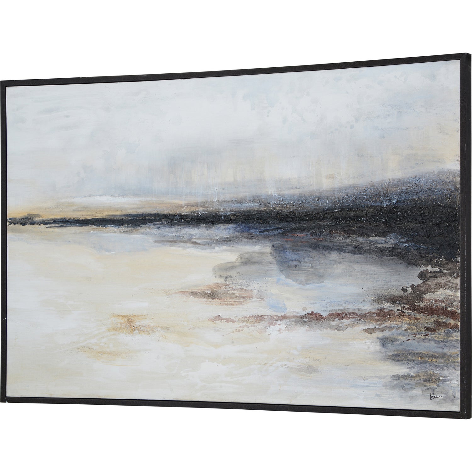 Warran Canvas Art in Black