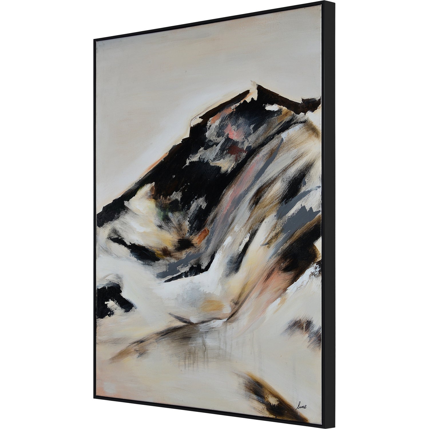 Infusion Canvas Art in Black
