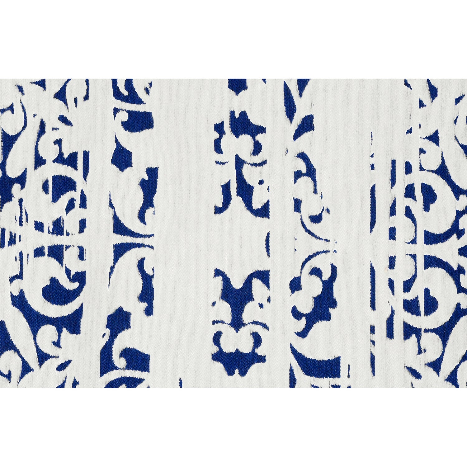 Tapis maltais en blanc, bleu