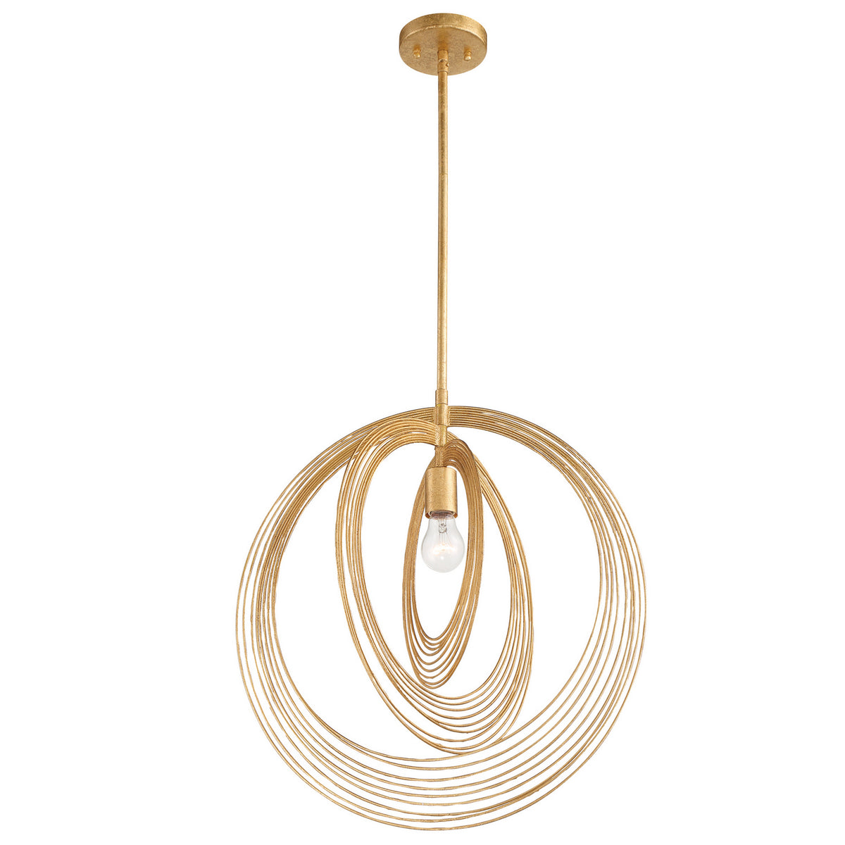 Doral One Light Pendant in Renaissance Gold