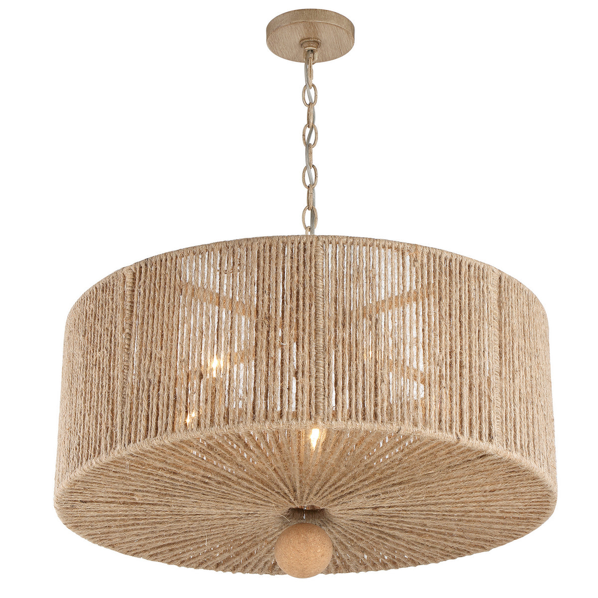 Jessa Five Light Pendant in Burnished Silver