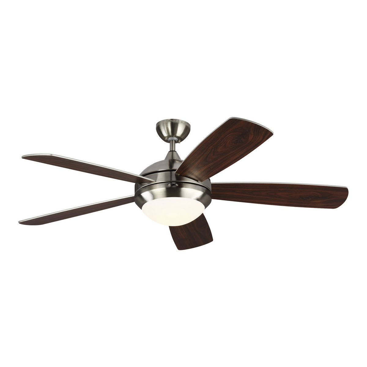 Discus 52" Ceiling Fan in Brushed Steel