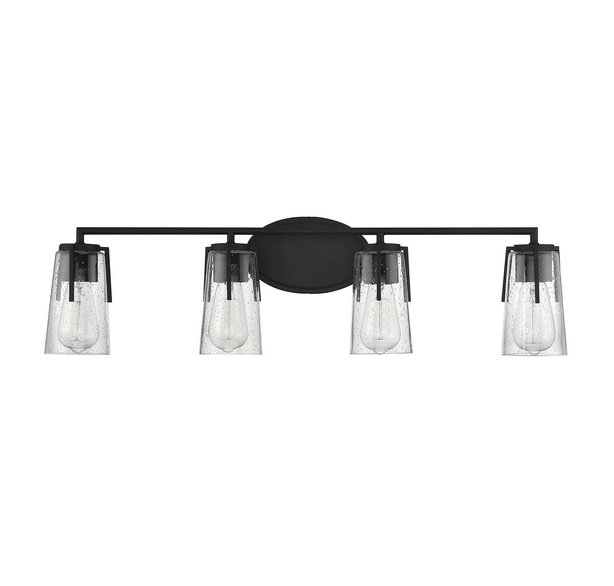 Réglette de salle de bain Sacramento à quatre lumières