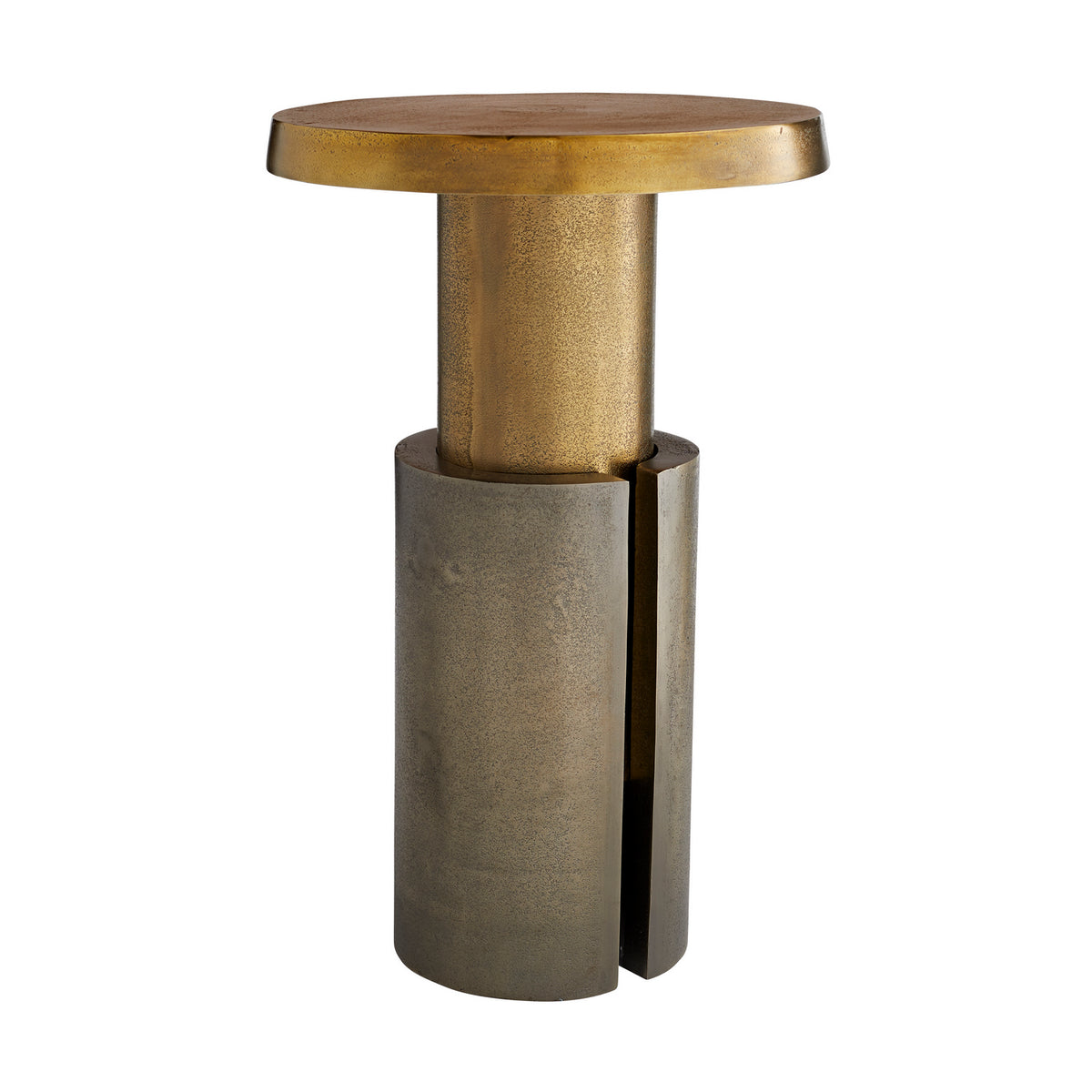 Inara Accent Table in Antique Brass
