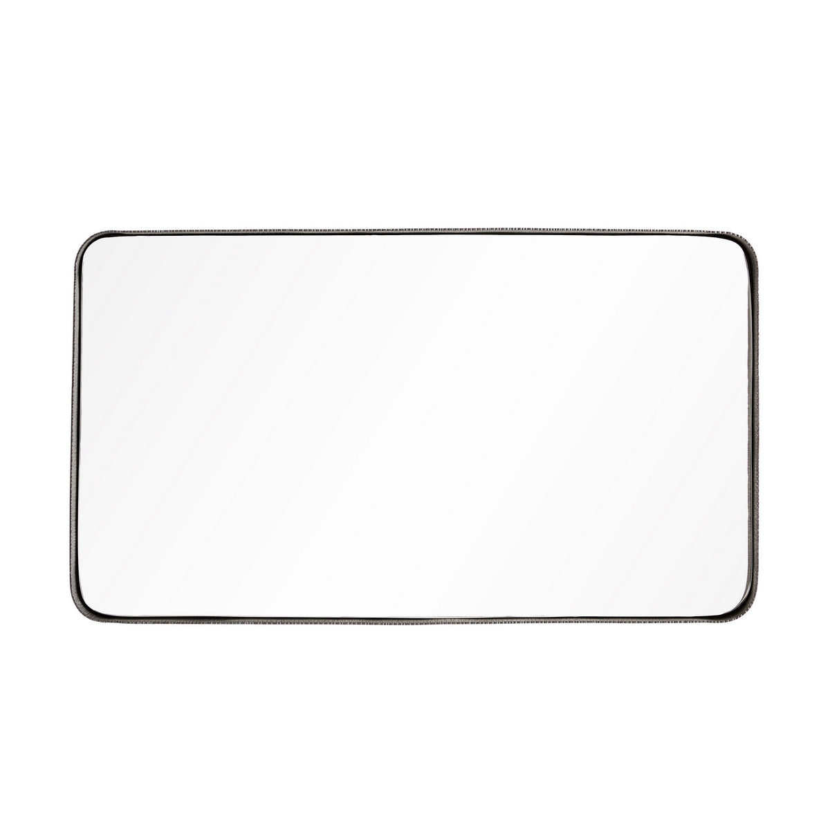 Hubert Mirror in Natural Iron