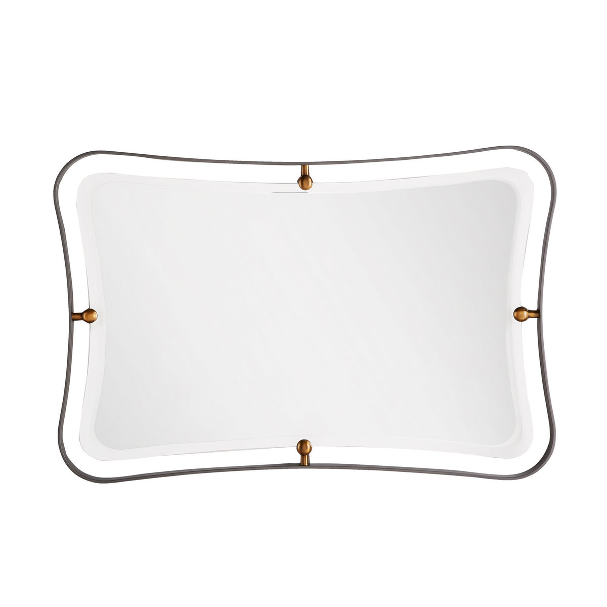 Janey Mirror in Natural Iron
