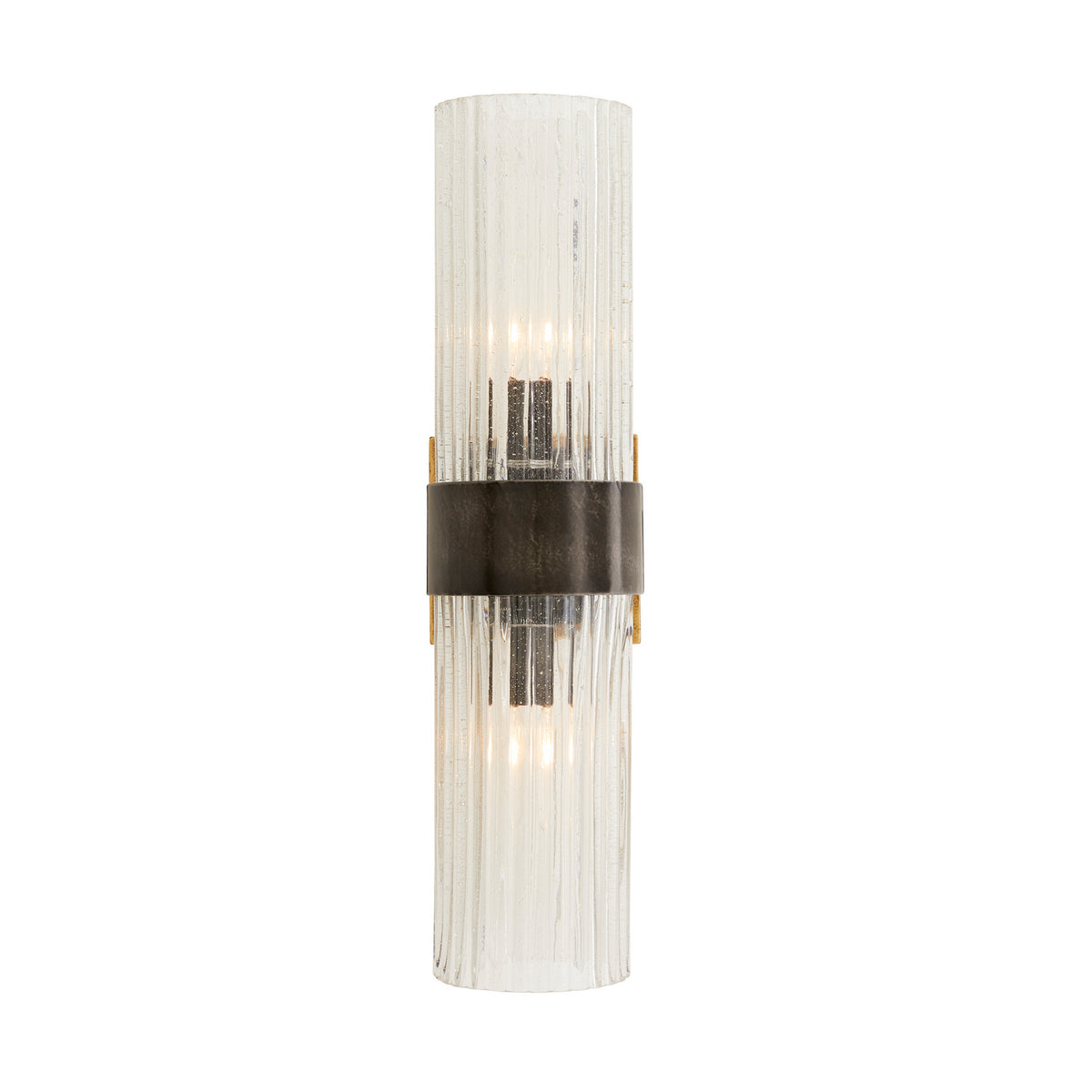 Hazel Two Light Wall Sconce in Natural Iron