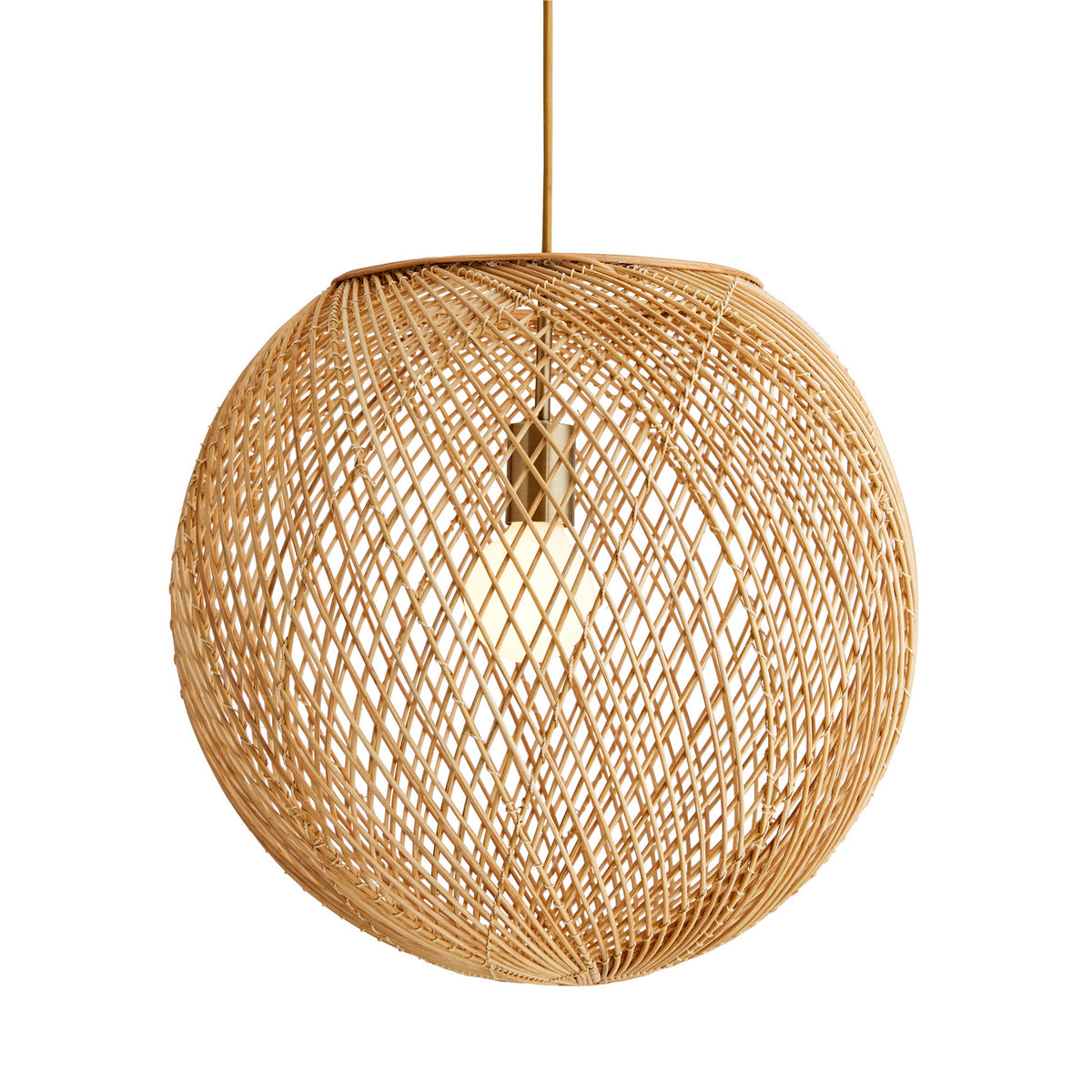 Indiana One Light Pendant in Natural