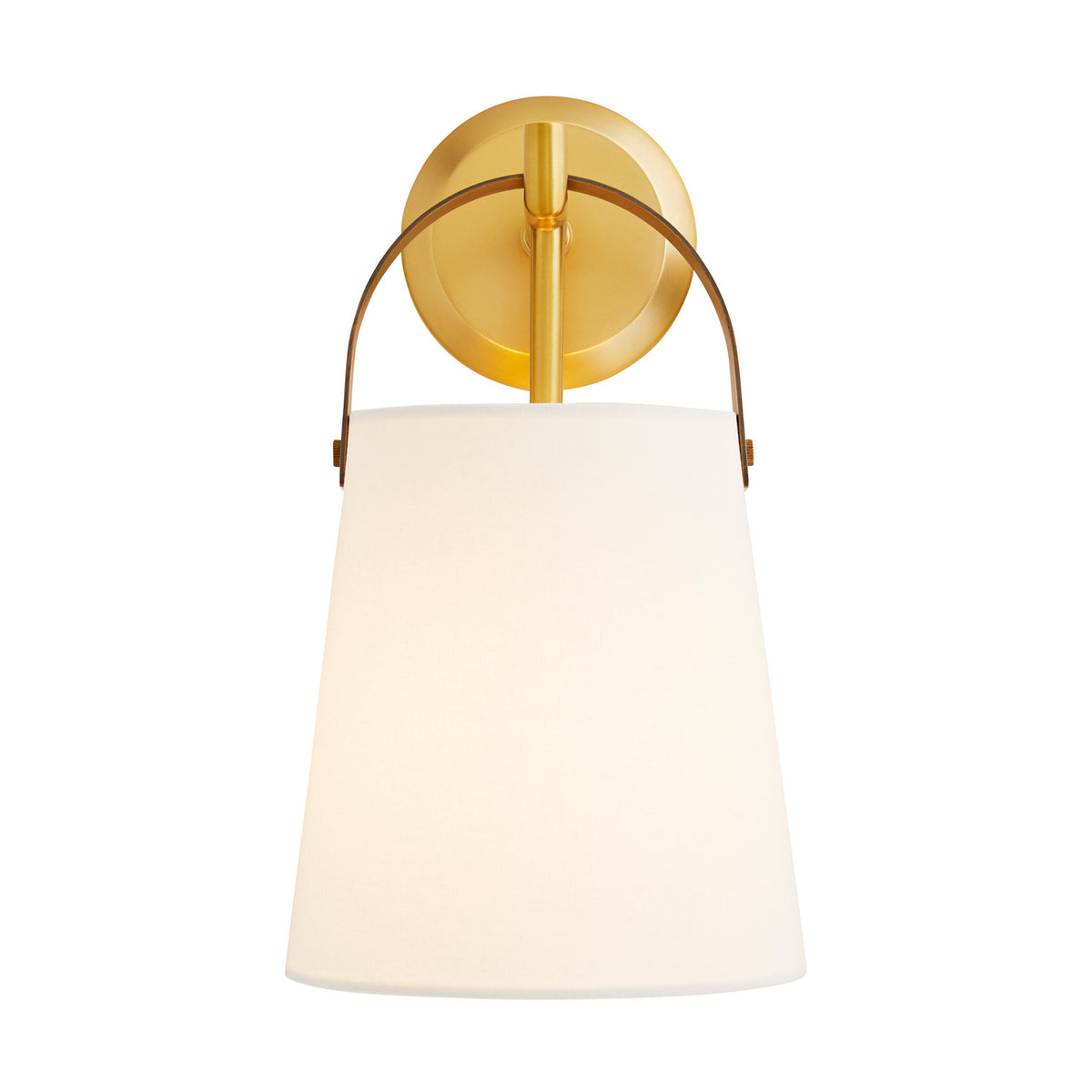 Ian One Light Wall Sconce in Antique Brass
