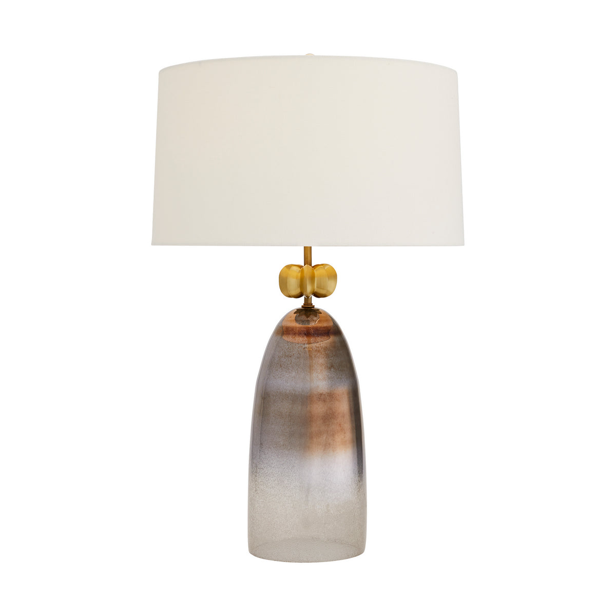 Haley One Light Lamp in Smoke Luster Ombre